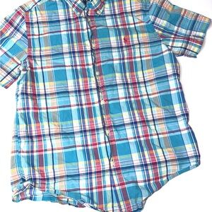 Ralph Lauren Vibrant Plaid Shirt. Xl (18-20)